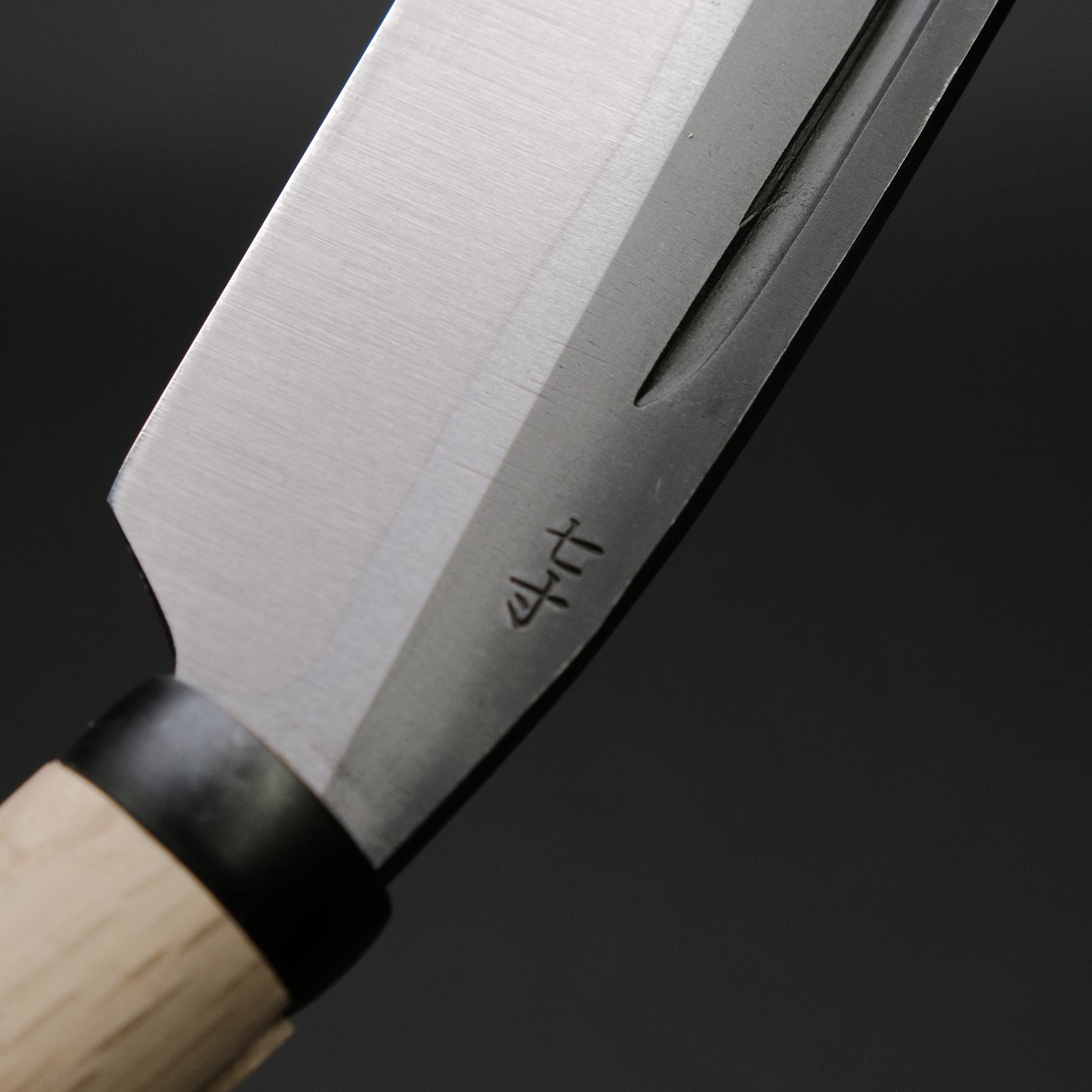 Ajikataya Kurouchi Hatchet 210mm Oak Handle (Single Bevel)