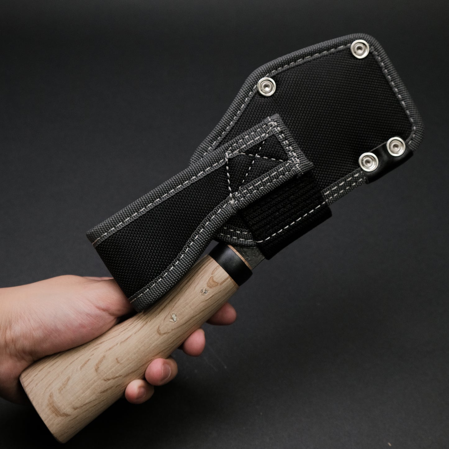 Ajikataya Tsuchime Hatchet 105mm Oak Handle (Double Bevel)