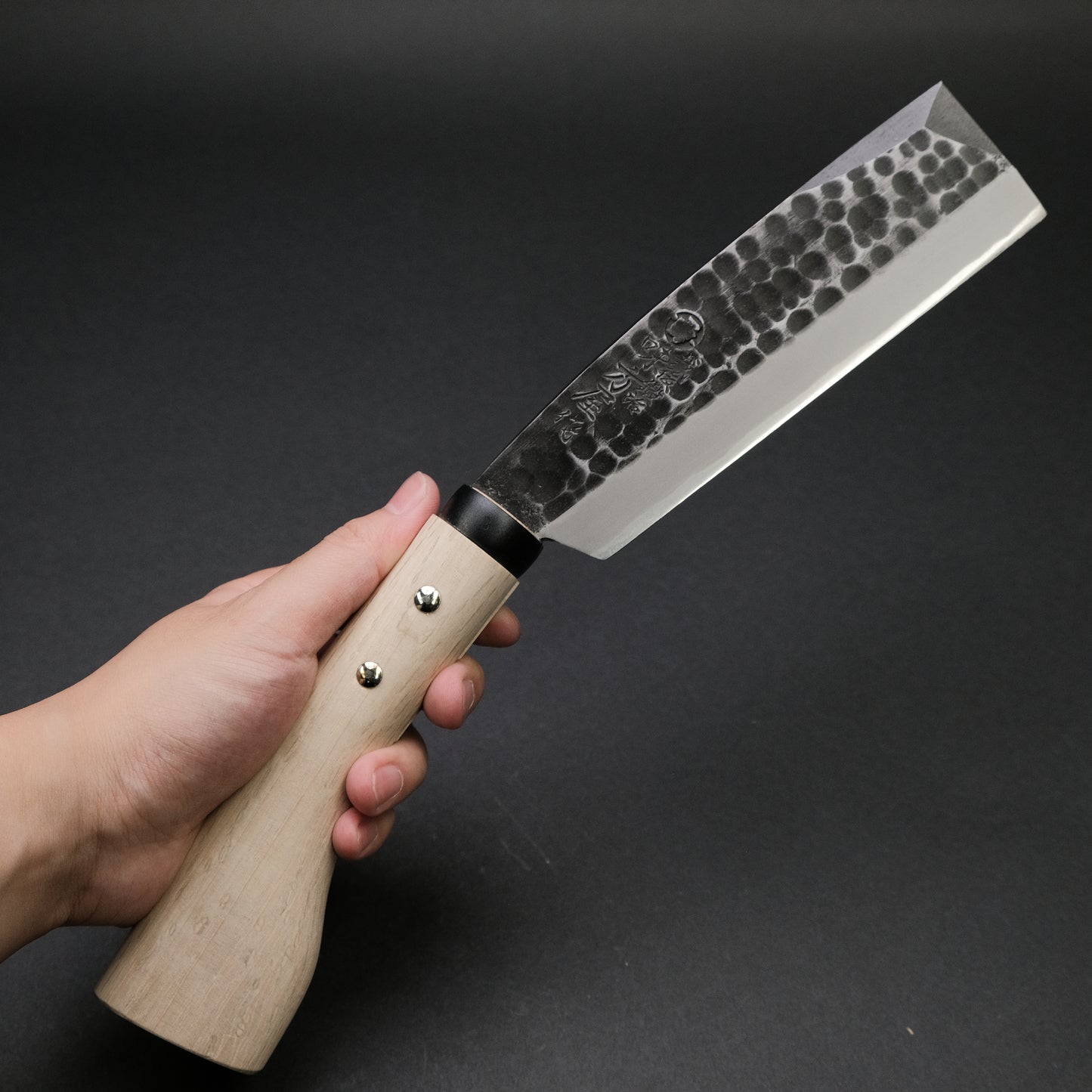 Ajikataya Tsuchime Hatchet 150mm Oak Handle (Double Bevel)