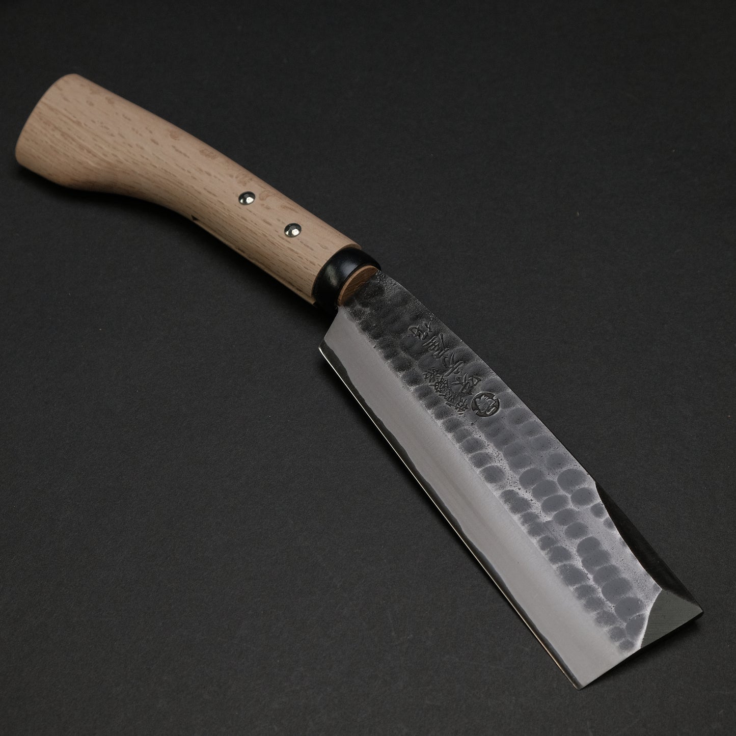 Ajikataya Tsuchime Hatchet 165mm Oak Handle (Double Bevel)