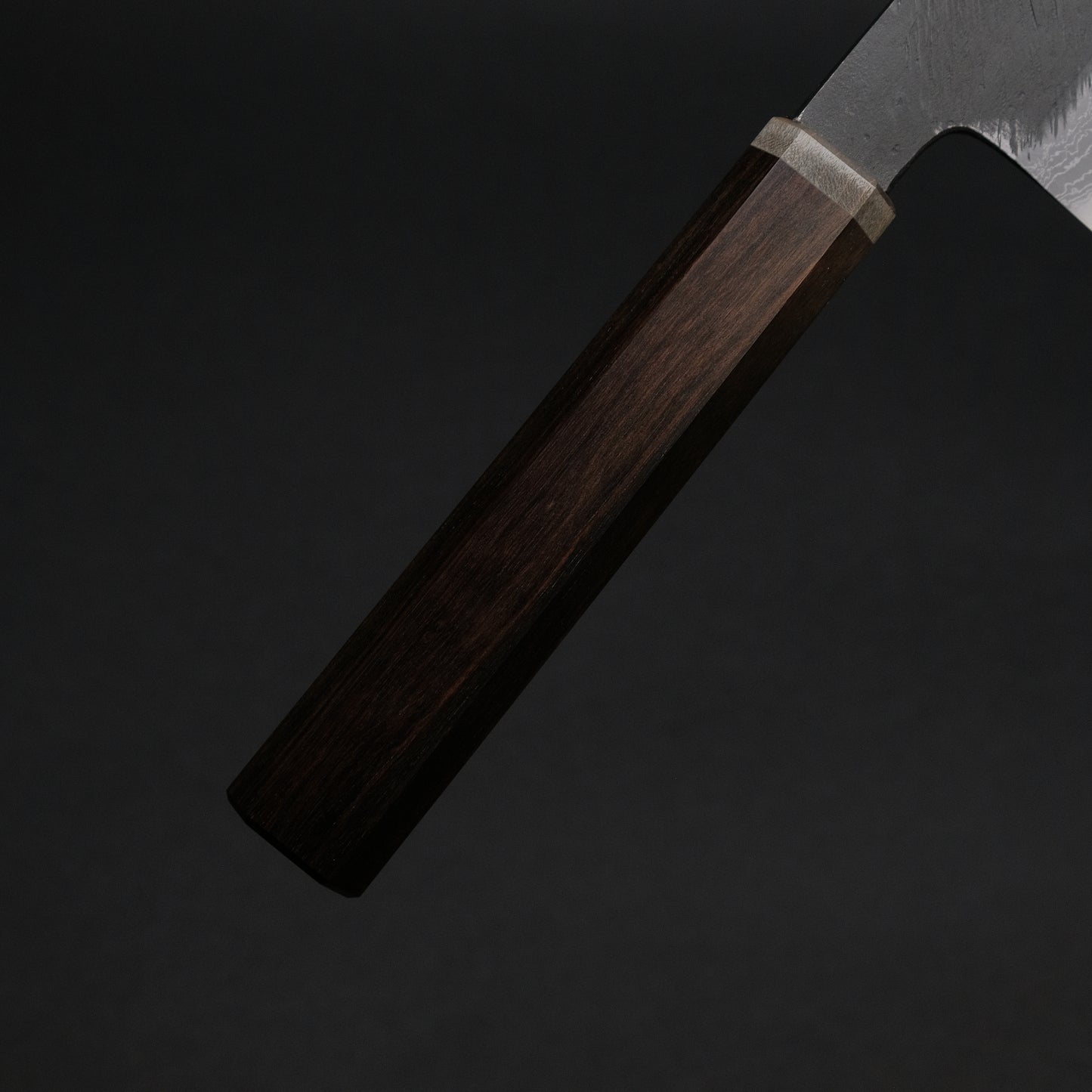 Ajikataya White #2 Matsuba Damascus Hakata 180 Ebony x Stabilizedwood Handle (#23)