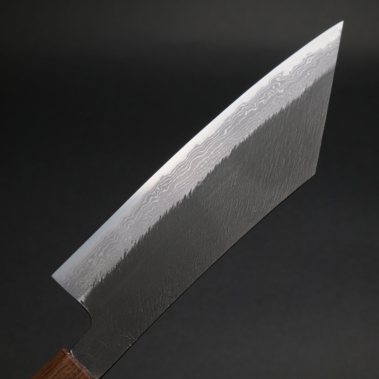 Ajikataya White #2 Matsuba Damascus Hakata 180 Obankole Handle (#26)