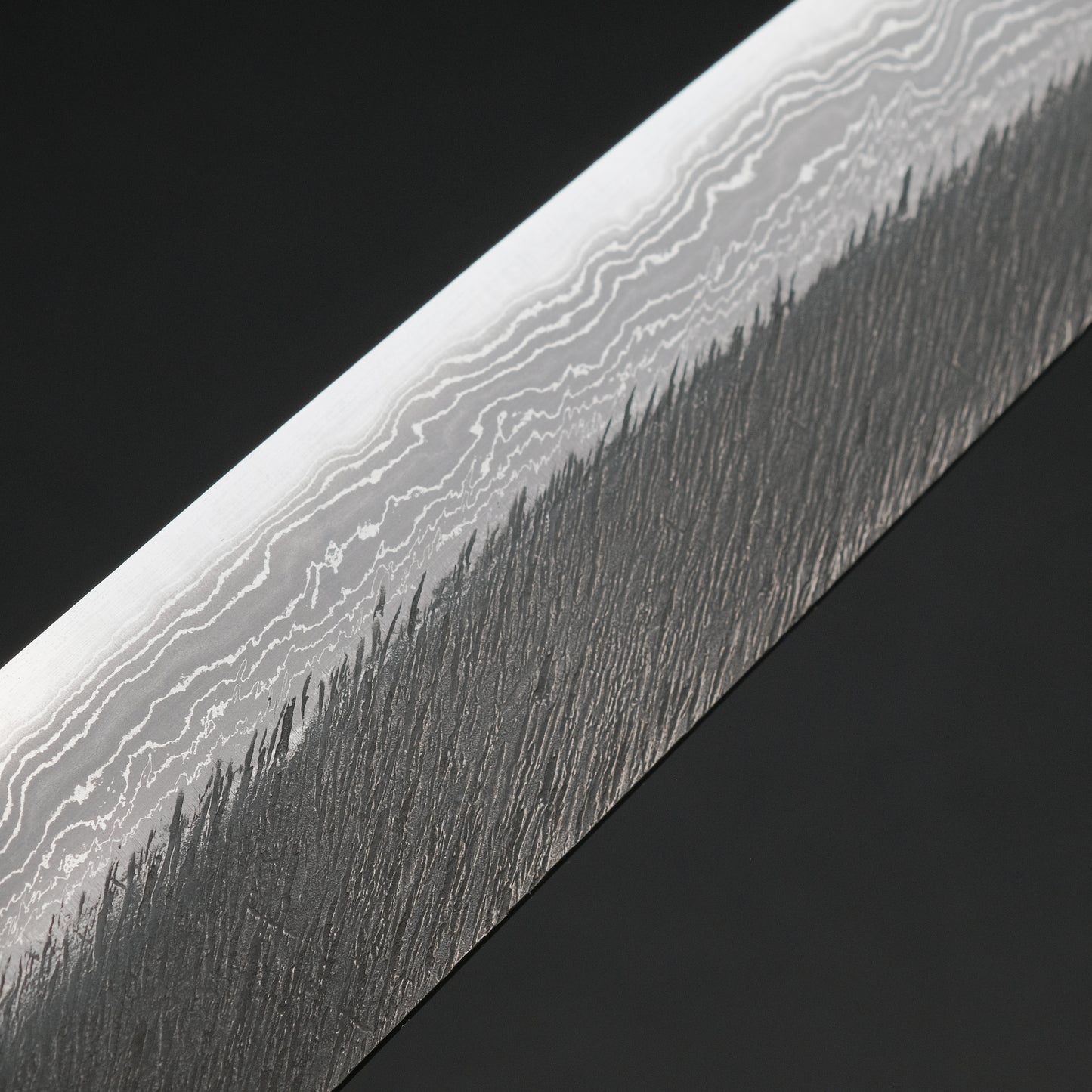 Ajikataya White #2 Matsuba Damascus Sujihiki 270 Obankole Handle (#02)
