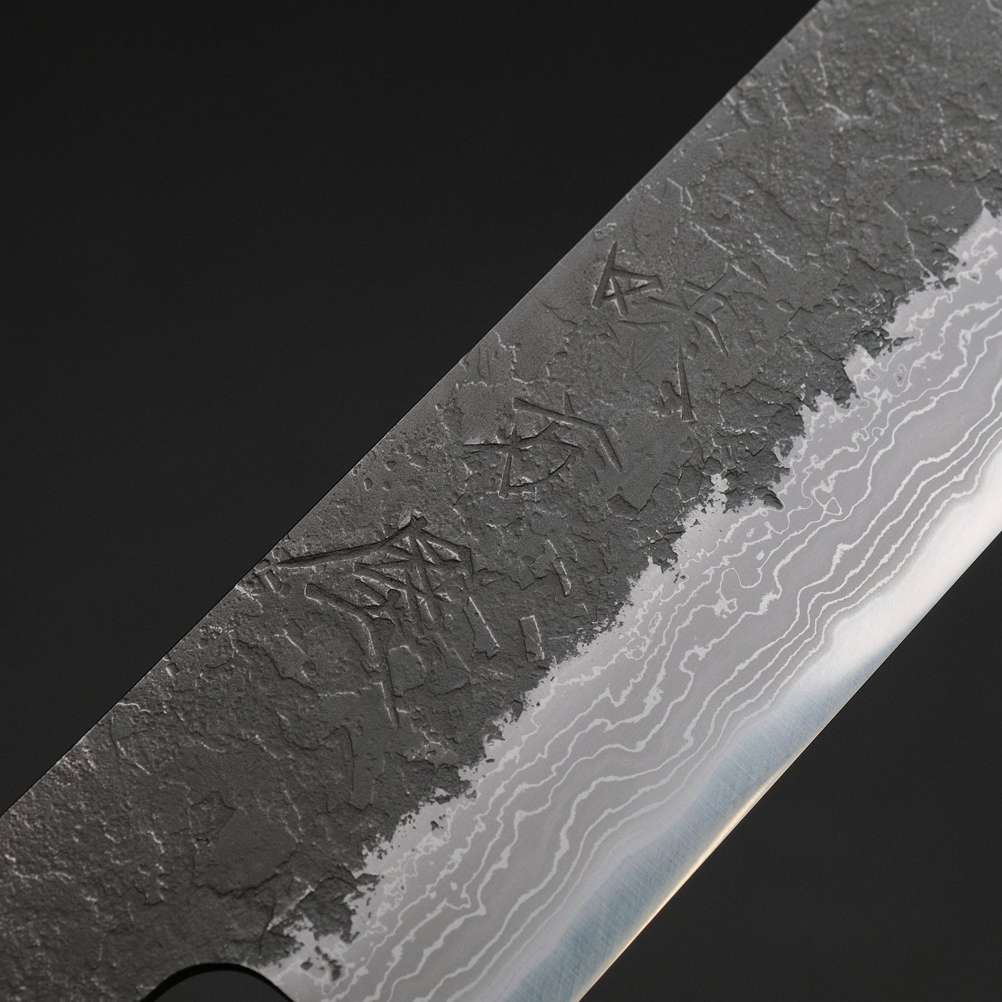 Ajikataya White #2 Nashiji Damascus Sujihiki 270 Obankole Handle (#37)
