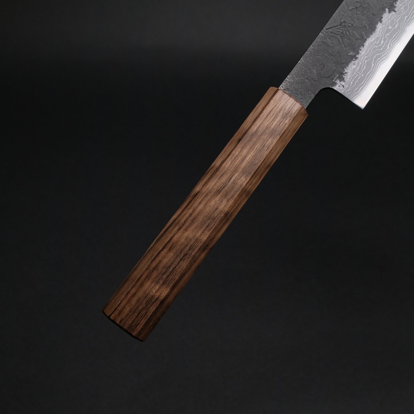 Ajikataya White #2 Nashiji Damascus Sujihiki 270 Obankole Handle (#37)
