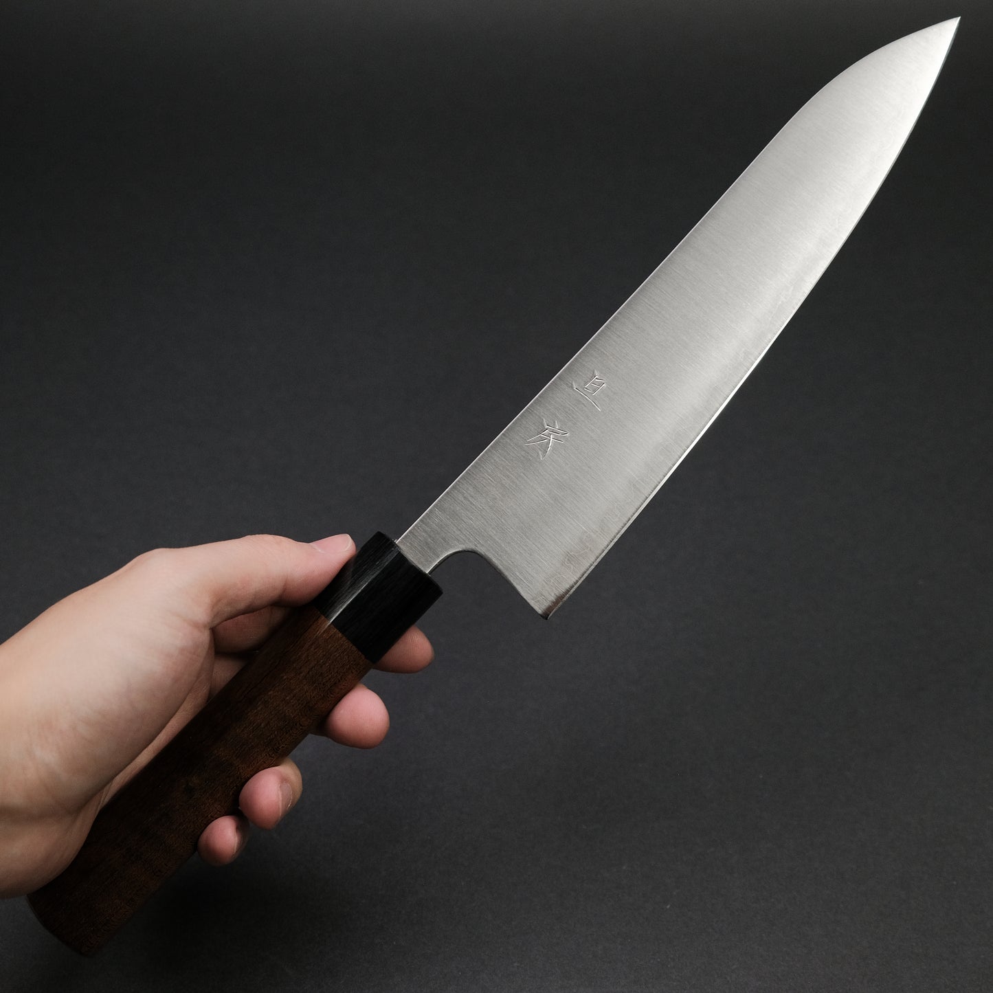Akifusa Blue Super Gyuto 210mm Kebony Handle