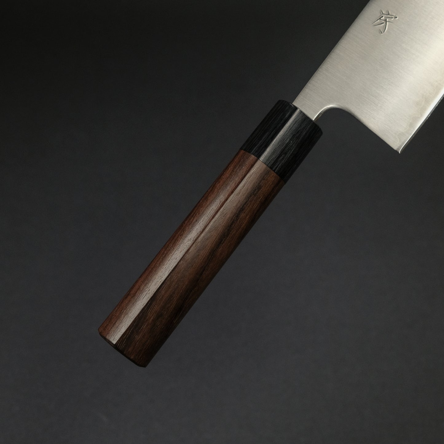 Akifusa Blue Super Nakiri 165mm Rosewood Handle