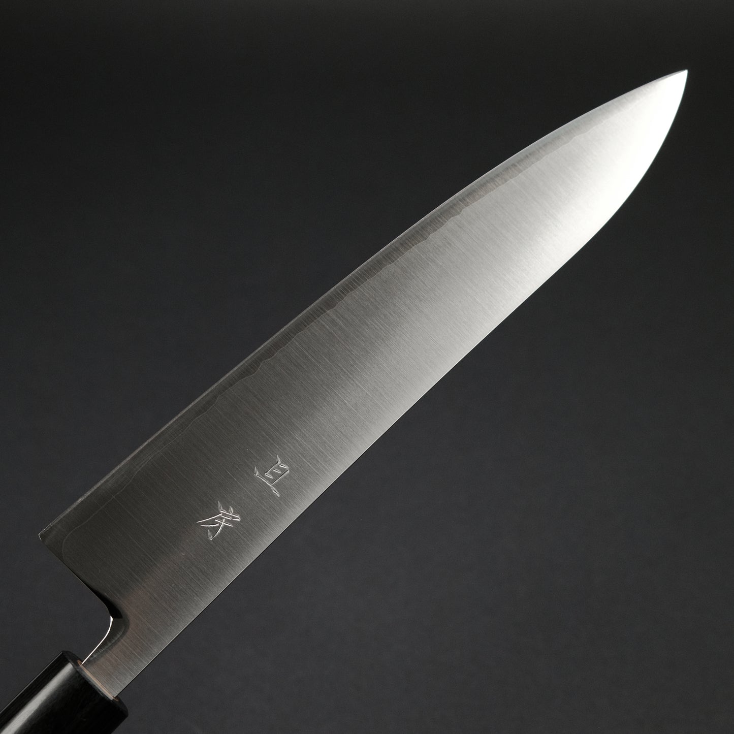 Akifusa Powder Metal Steel Gyuto 240mm Ebony Handle