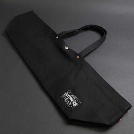 HI-CONDITION Hanpu Canvas Long Tote Bag Black