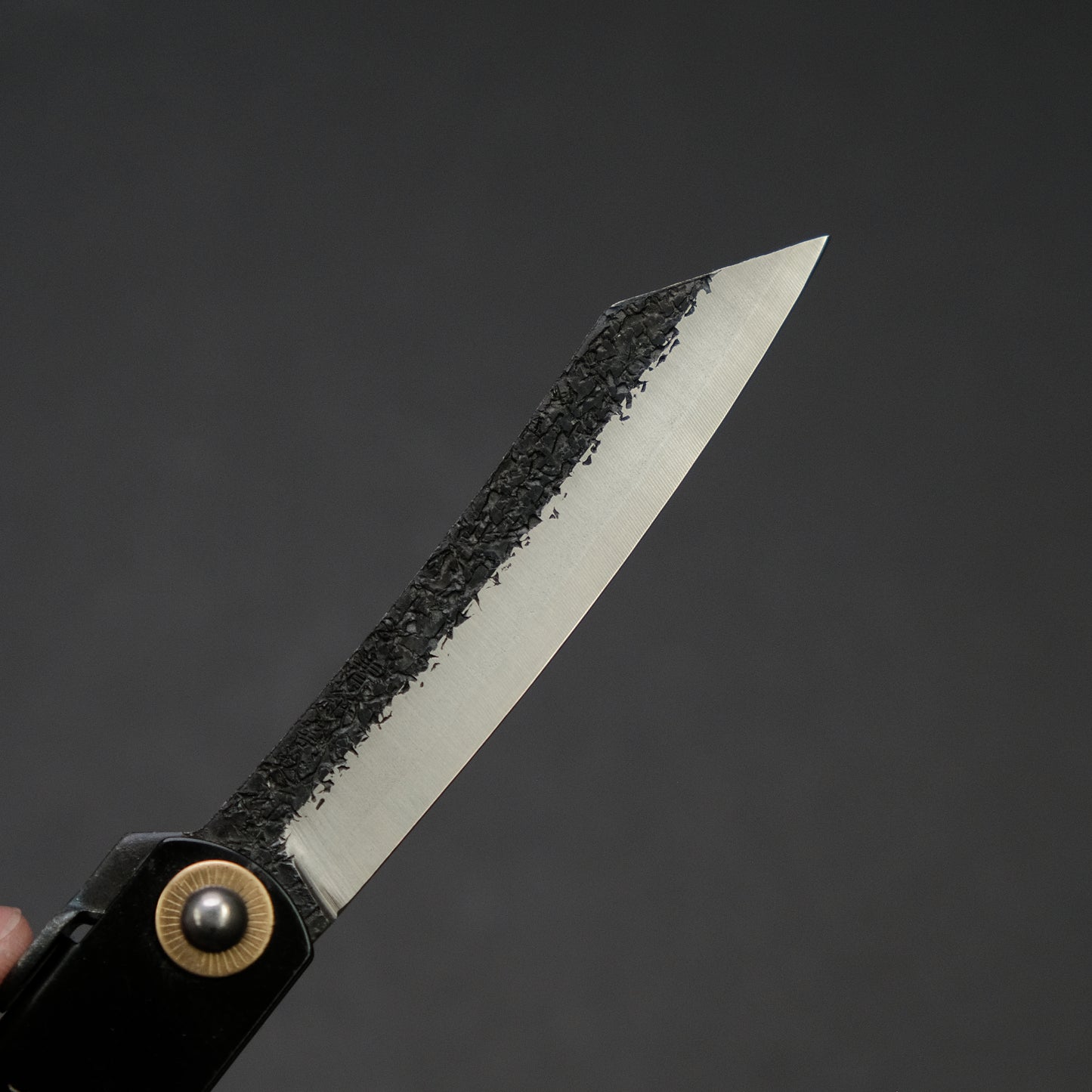 Higonokami Custom Folding Knife Large Brass Handle (#11B K)