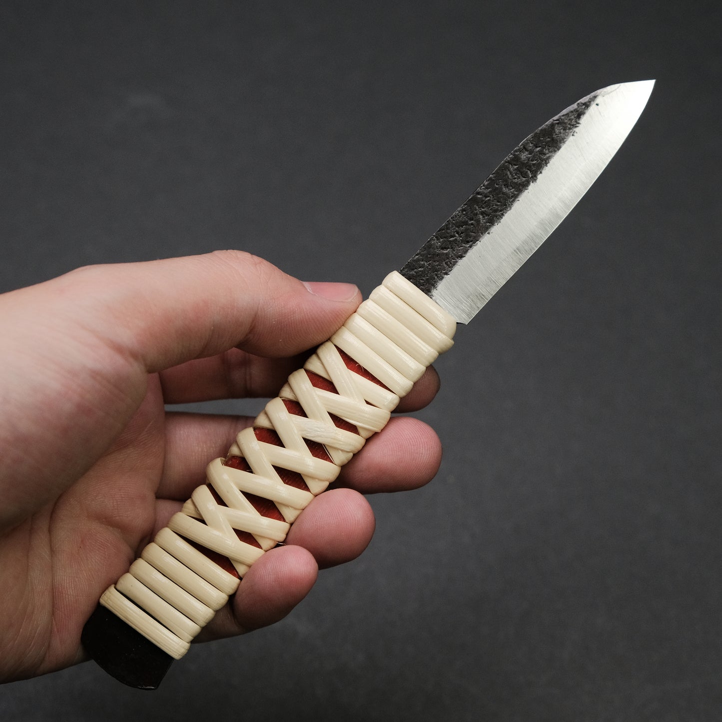 Higonokami Kiridashi Fixed Blade Rattan Handle (Maru)