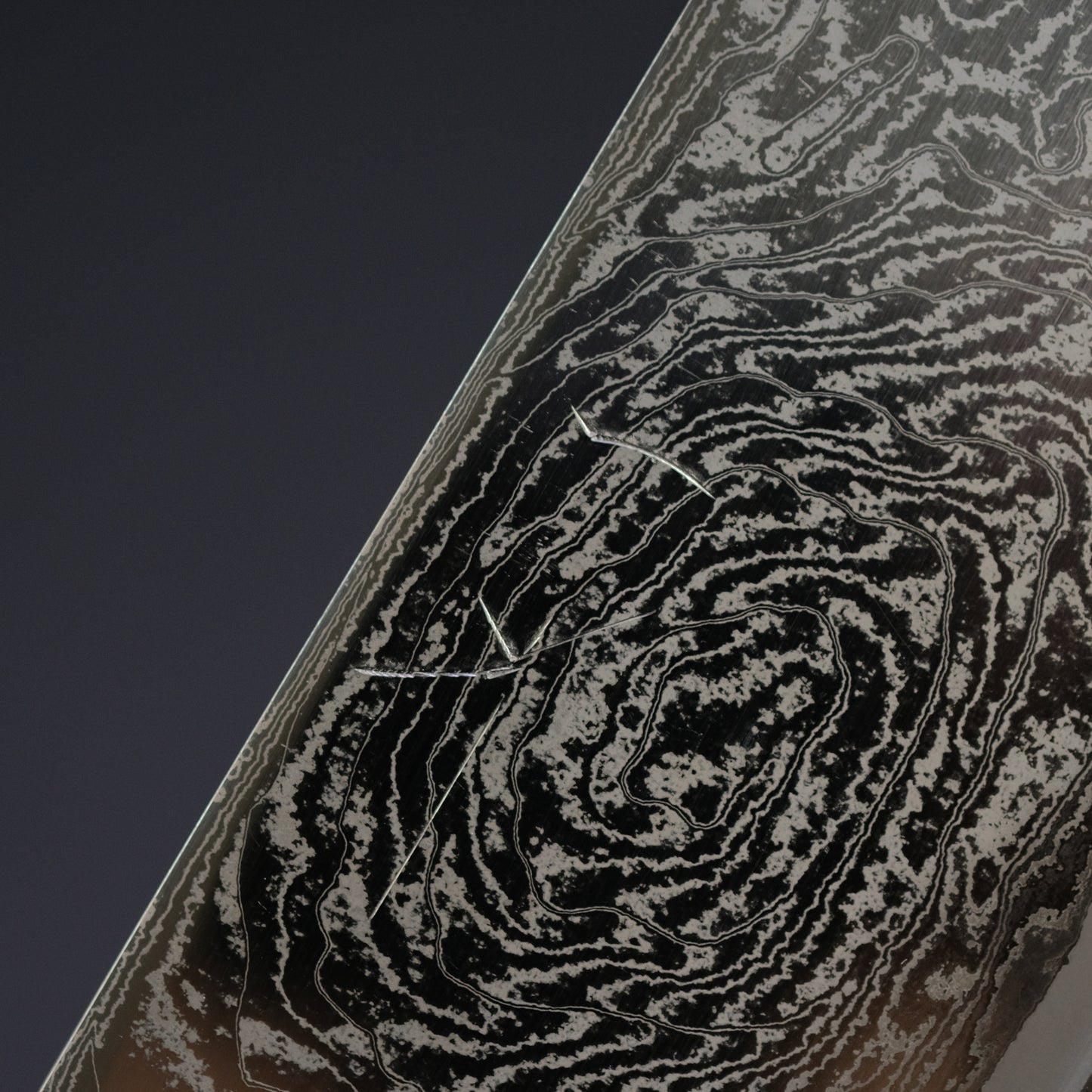 Hitohira Futana Nickel Damascus Nakiri 165mm Tagayasan Handle