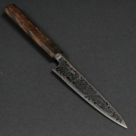 Hitohira Futana Nickel Damascus Petty 135mm Tagayasan Handle