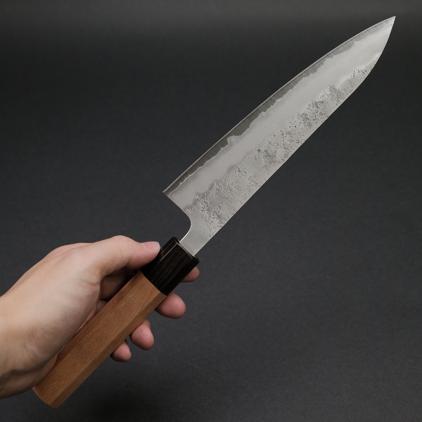 Hitohira Futana S3 Nashiji Gyuto 180mm Cherry Wood Handle