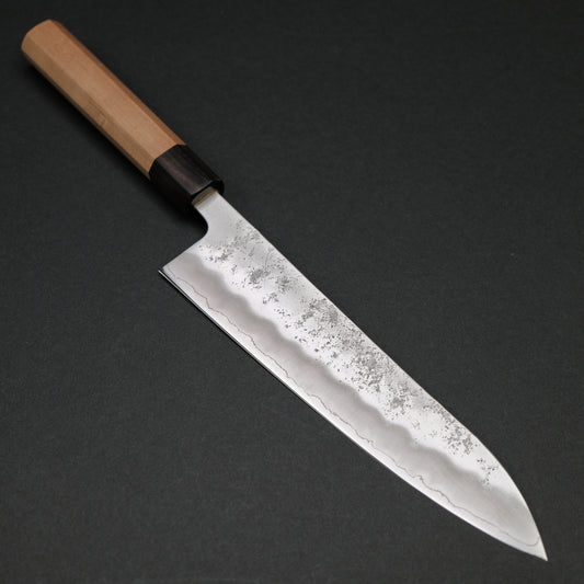 Hitohira Futana S3 Nashiji Gyuto 210mm Cherry Wood Handle