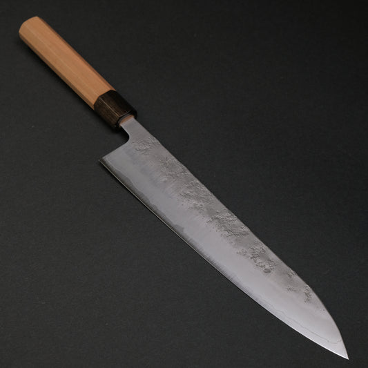 Hitohira Futana S3 Nashiji Gyuto 240mm Cherry Wood Handle