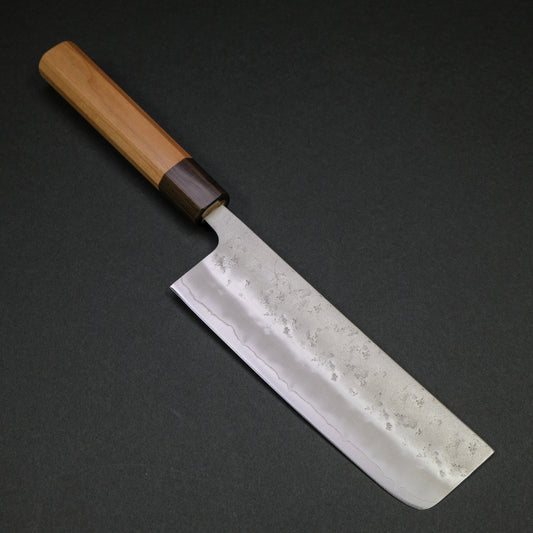 Hitohira Futana S3 Nashiji Nakiri 165mm Cherry Wood Handle