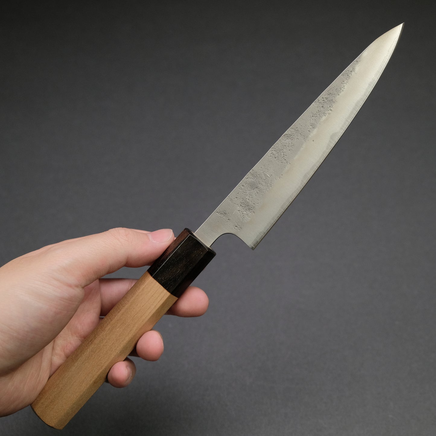 Hitohira Futana S3 Nashiji Petty 135mm Cherry Wood Handle