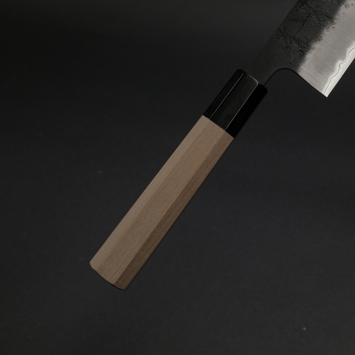 Hitohira Futana SB Kuro Nashiji Gyuto 240mm Ho Wood Handle