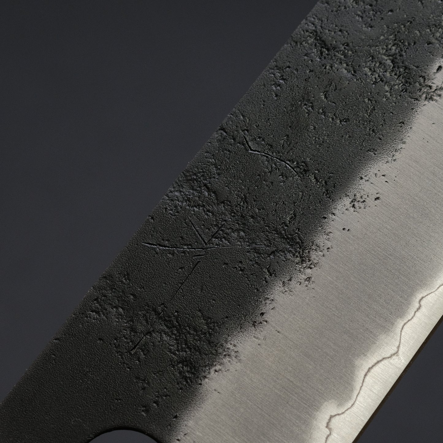 Hitohira Futana SB Kuro Nashiji Gyuto 240mm Ho Wood Handle