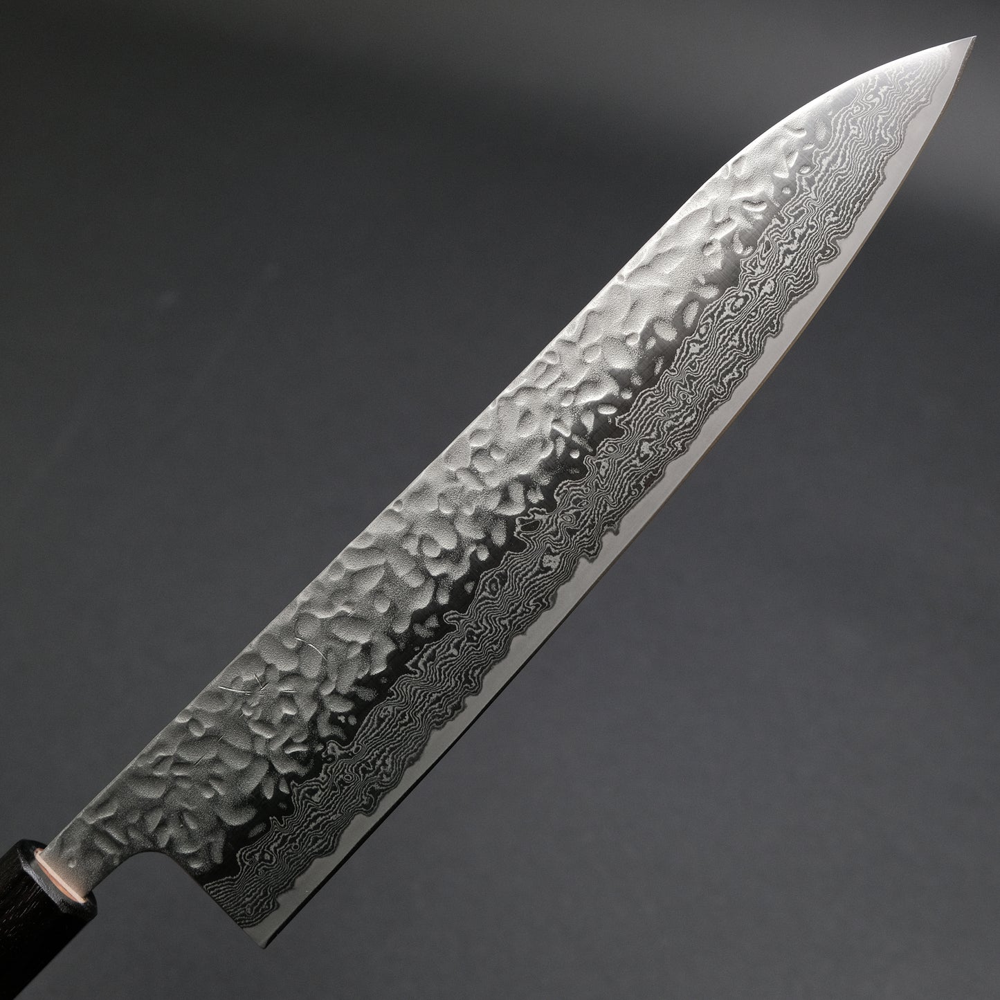 Hitohira Futana Stainless Tsuchime Damascus Gyuto 240mm Cherry Wood Handle