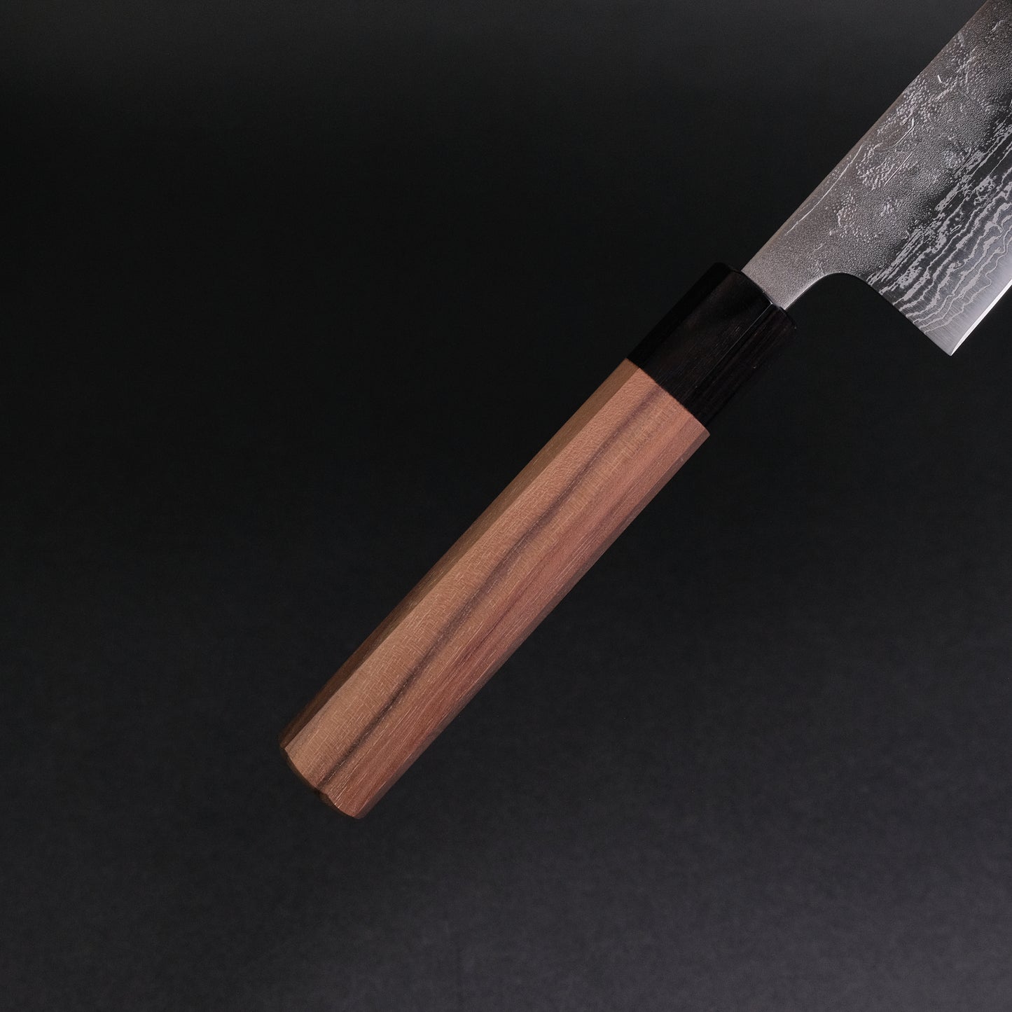 Hitohira Futana Swedish Stainless Nashiji Damascus Gyuto 210mm Walnut Handle