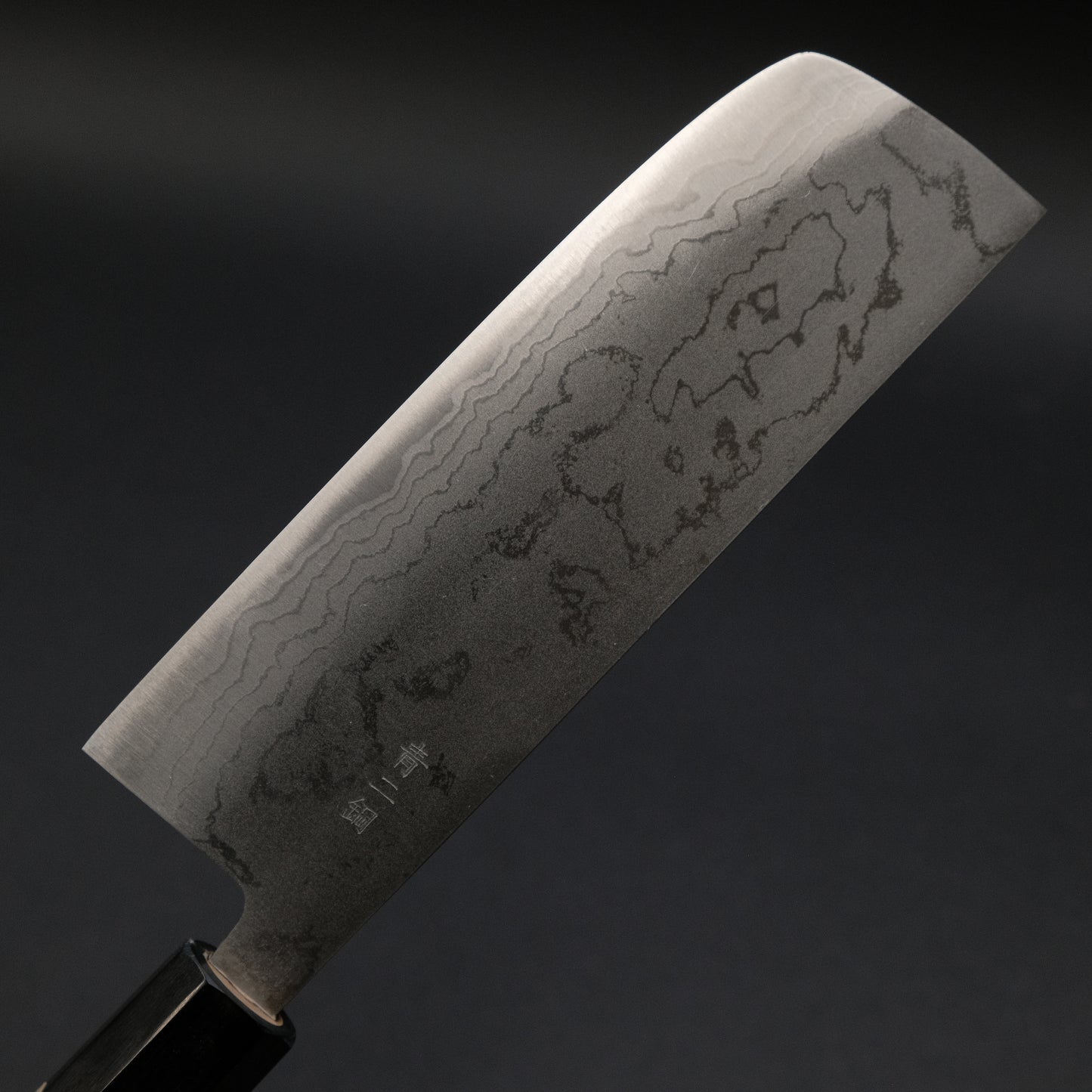 Hitohira GR Blue #2 Damascus Nakiri 165mm Ho Wood Handle