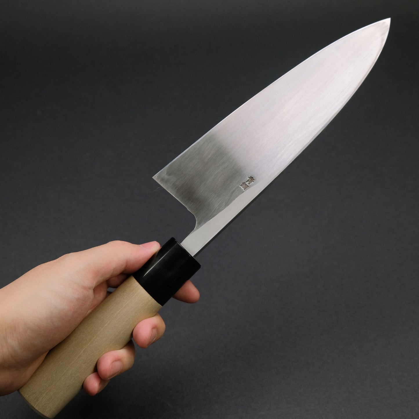 Hitohira Gorobei Blue #2 Deba 180mm Ho Wood Handle (D-Shape)