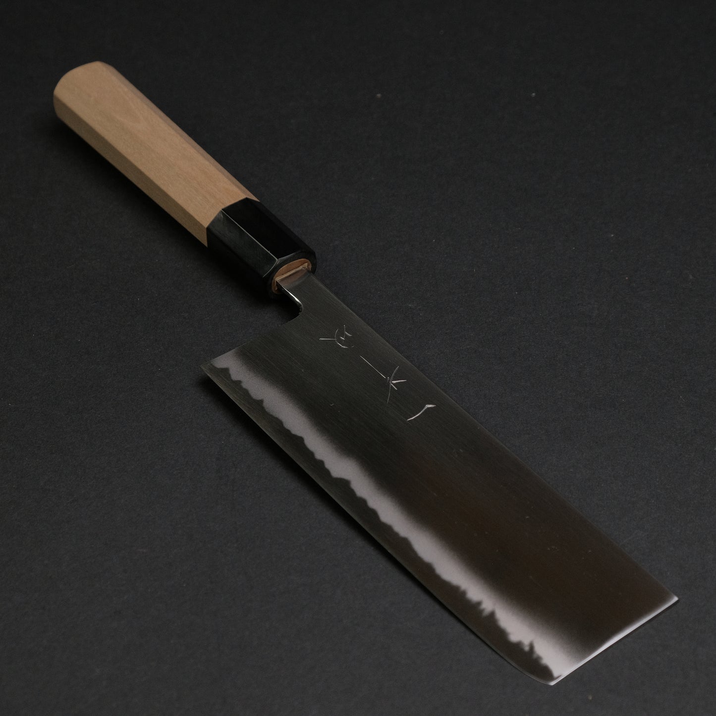 Hitohira Gorobei Izo Blue #2 Nakiri Ho Wood Handle