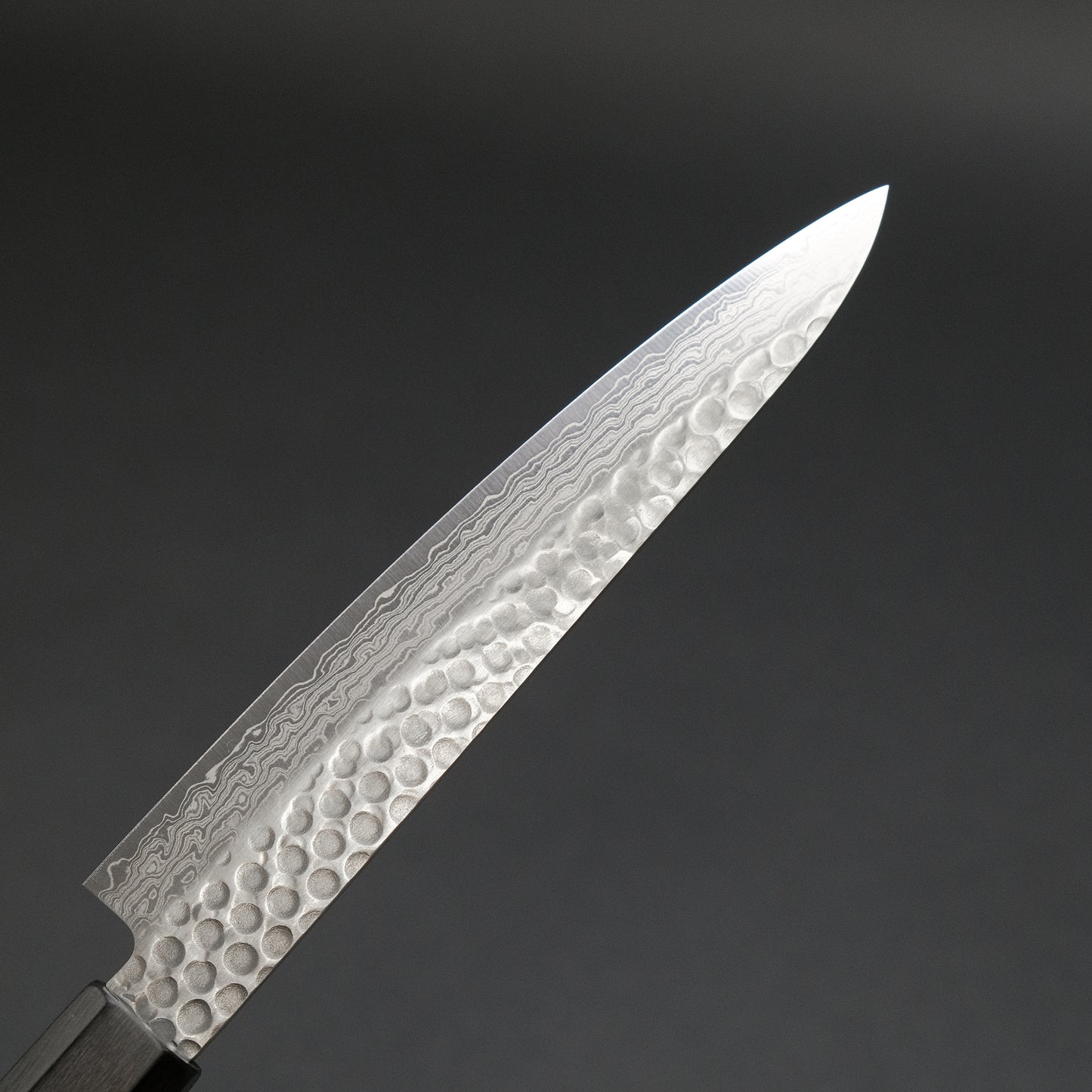 Hitohira HG Tsuchime Damascus Petty 150mm Rosewood Handle