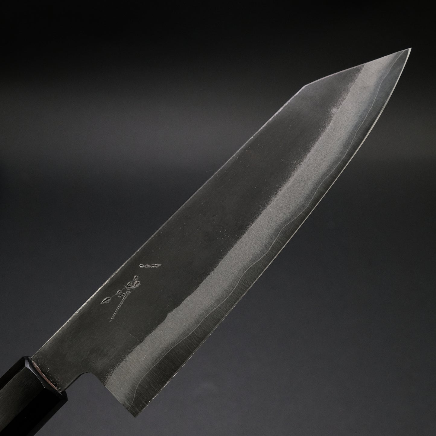 Hitohira Harima Blue Super Stainless Clad Bunka 180mm Walnut Handle