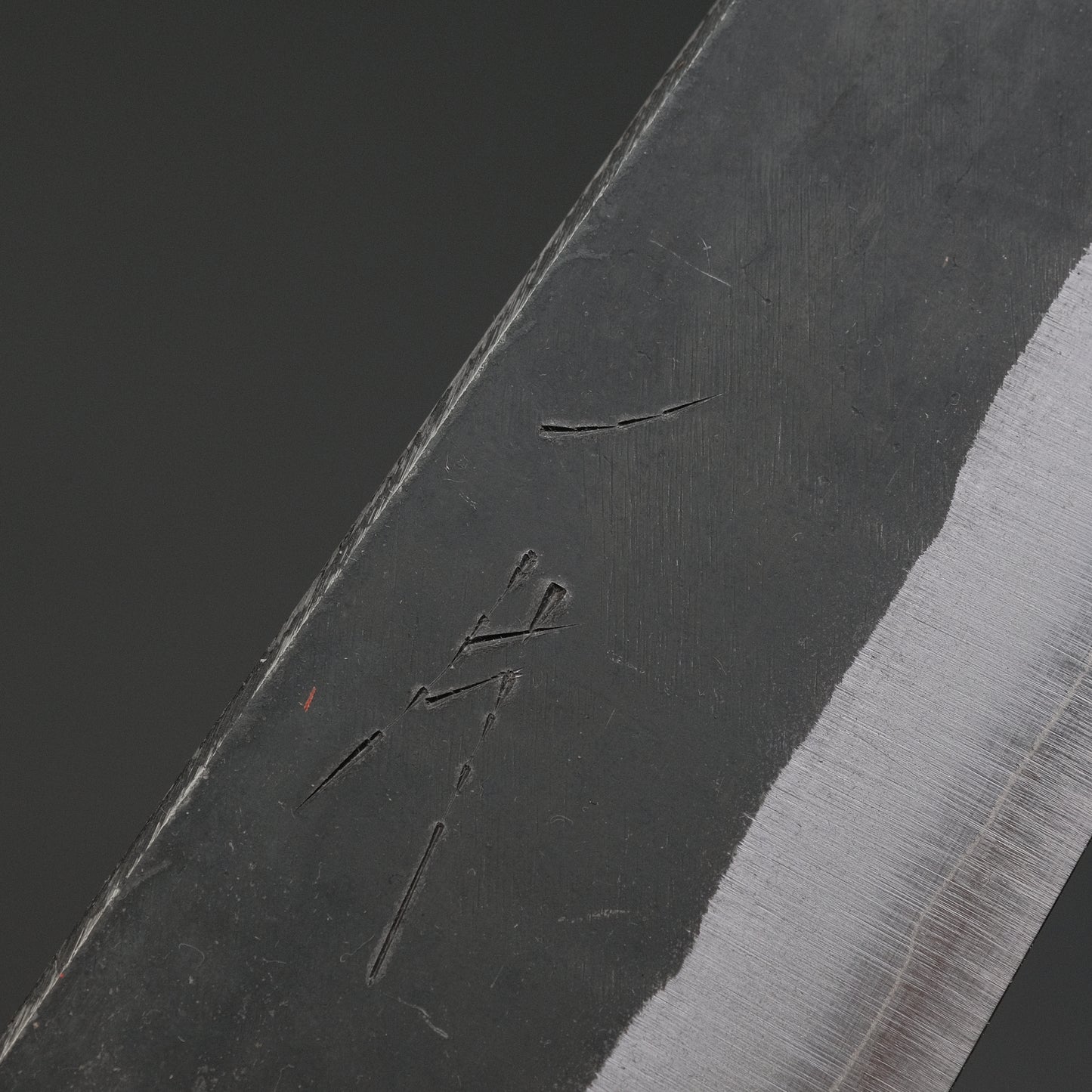 Hitohira Harima Blue Super Stainless Clad Gyuto 210mm Walnut Handle