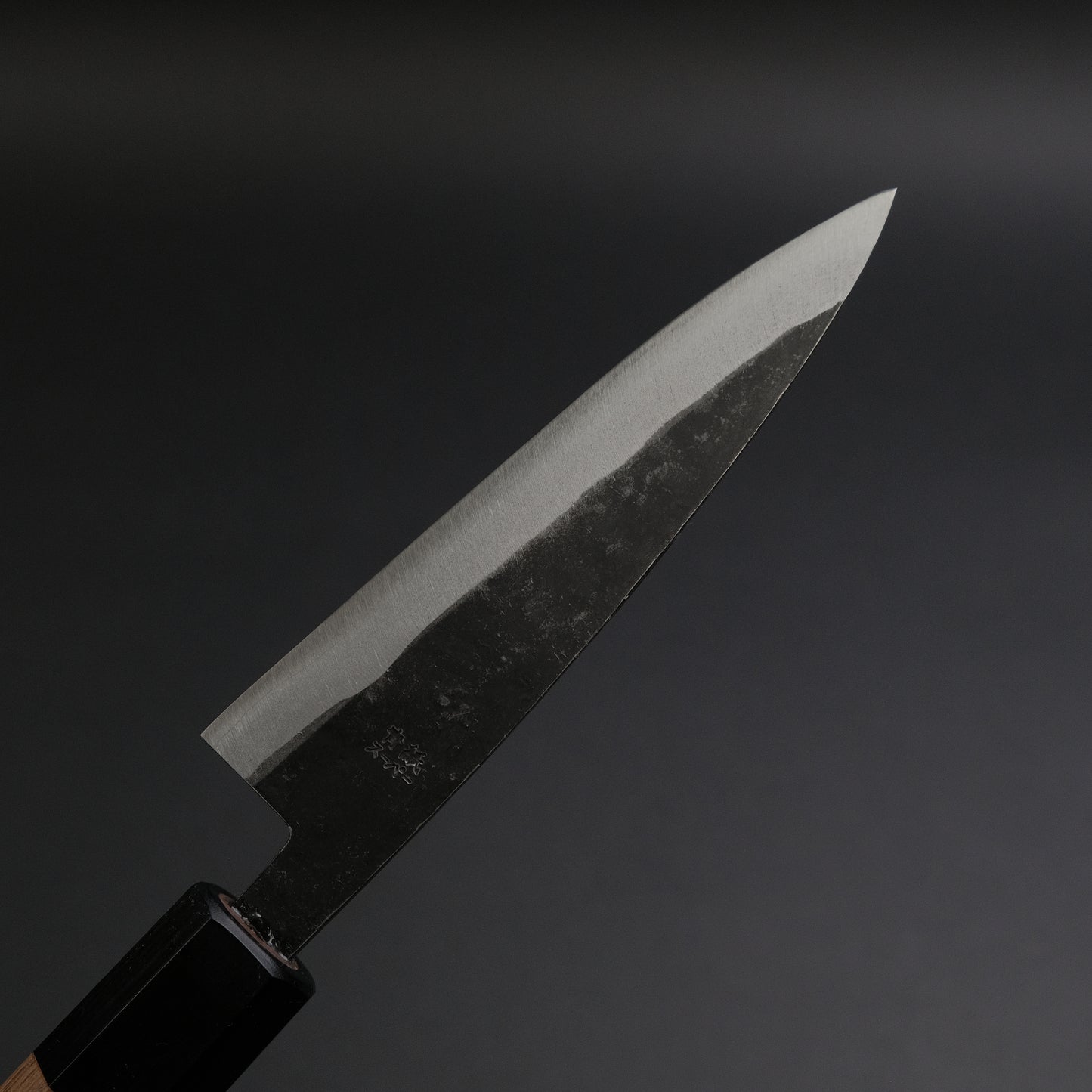 Hitohira Harima Blue Super Stainless Clad Petty 120mm Walnut Handle