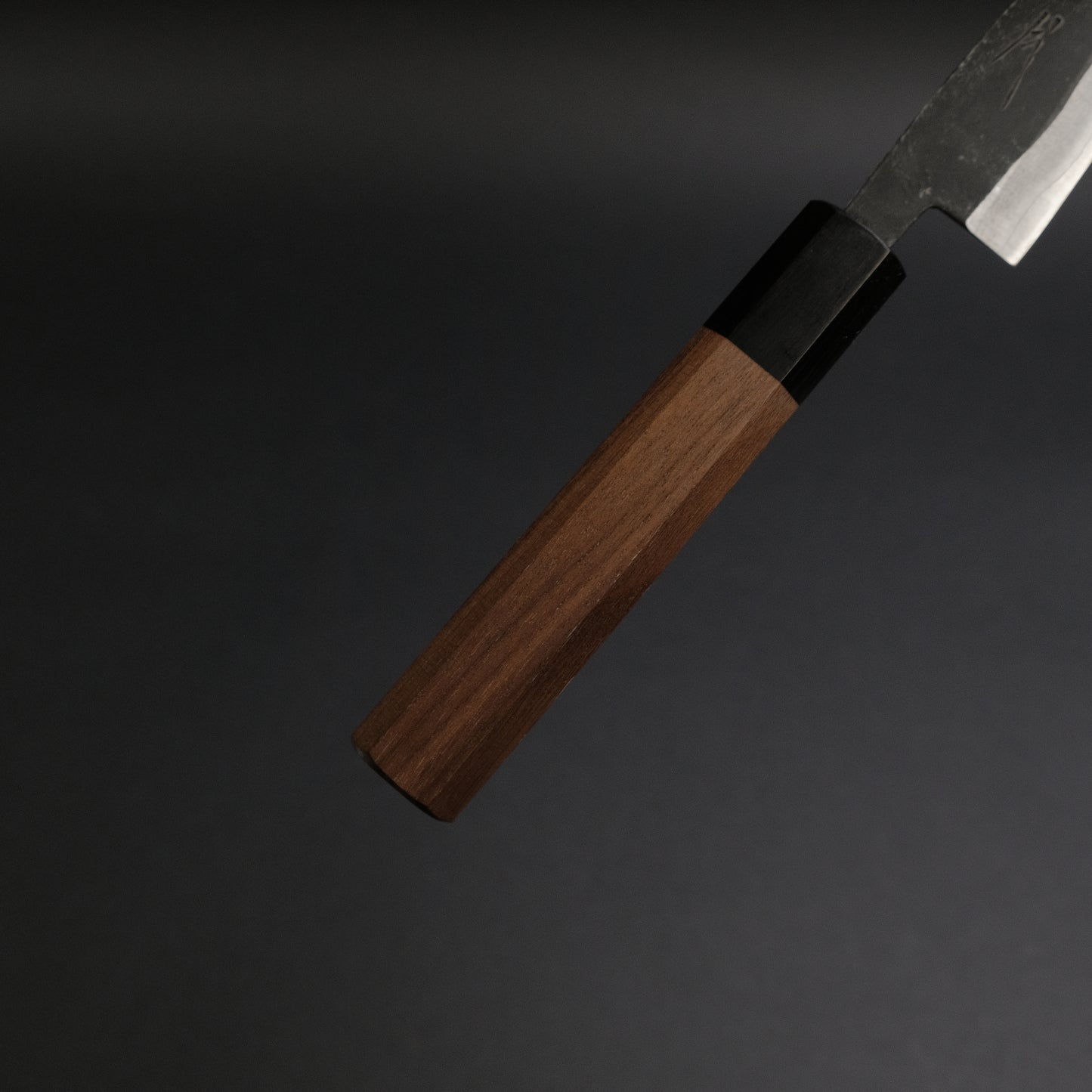 Hitohira Harima Blue Super Stainless Clad Petty 120mm Walnut Handle