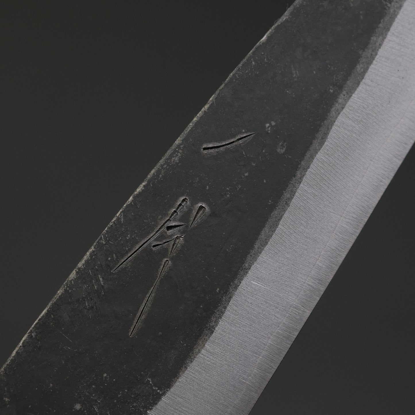 Hitohira Harima Blue Super Stainless Clad Petty 120mm Walnut Handle