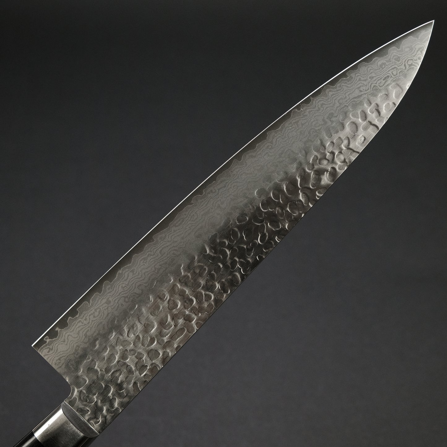 Hitohira Imojiya ST Tsuchime Damascus Gyuto 240mm Pakka Handle (Yo)