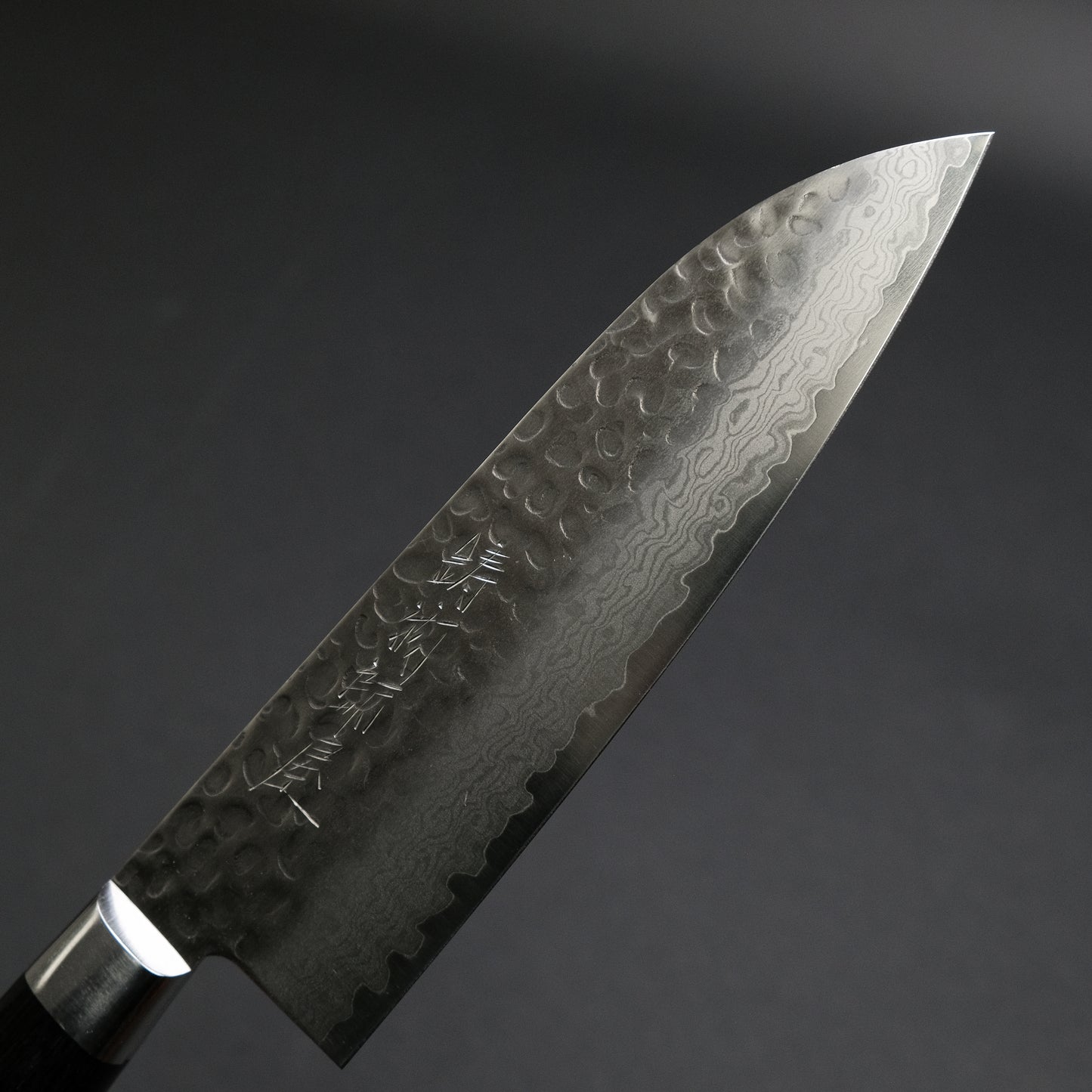 Hitohira Imojiya ST Tsuchime Damascus Santoku Pakka Handle (Yo)
