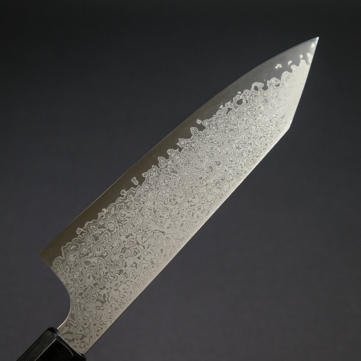 Hitohira Imojiya TH Damascus Bunka 180mm Pakka Handle (Red)