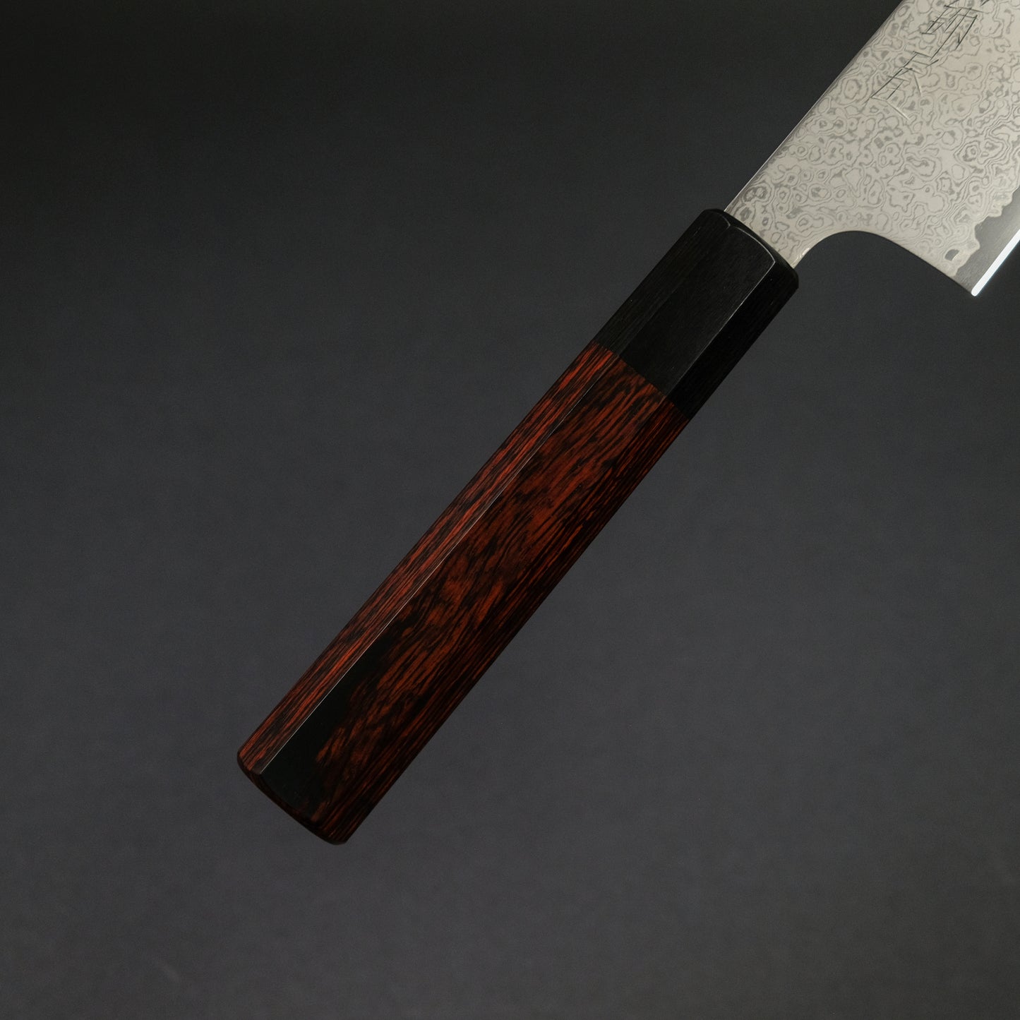 Hitohira Imojiya TH Damascus Bunka 180mm Pakka Handle (Red)