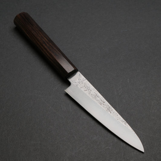 Hitohira Imojiya TH Silver #3 Nashiji Petty 120mm Ebony Handle