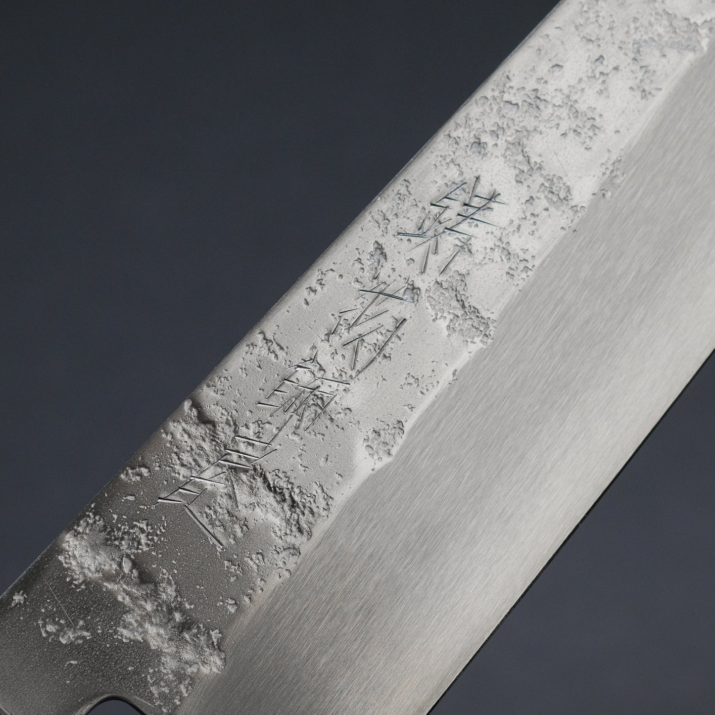 Hitohira Imojiya TH Silver #3 Nashiji Santoku Ebony Handle