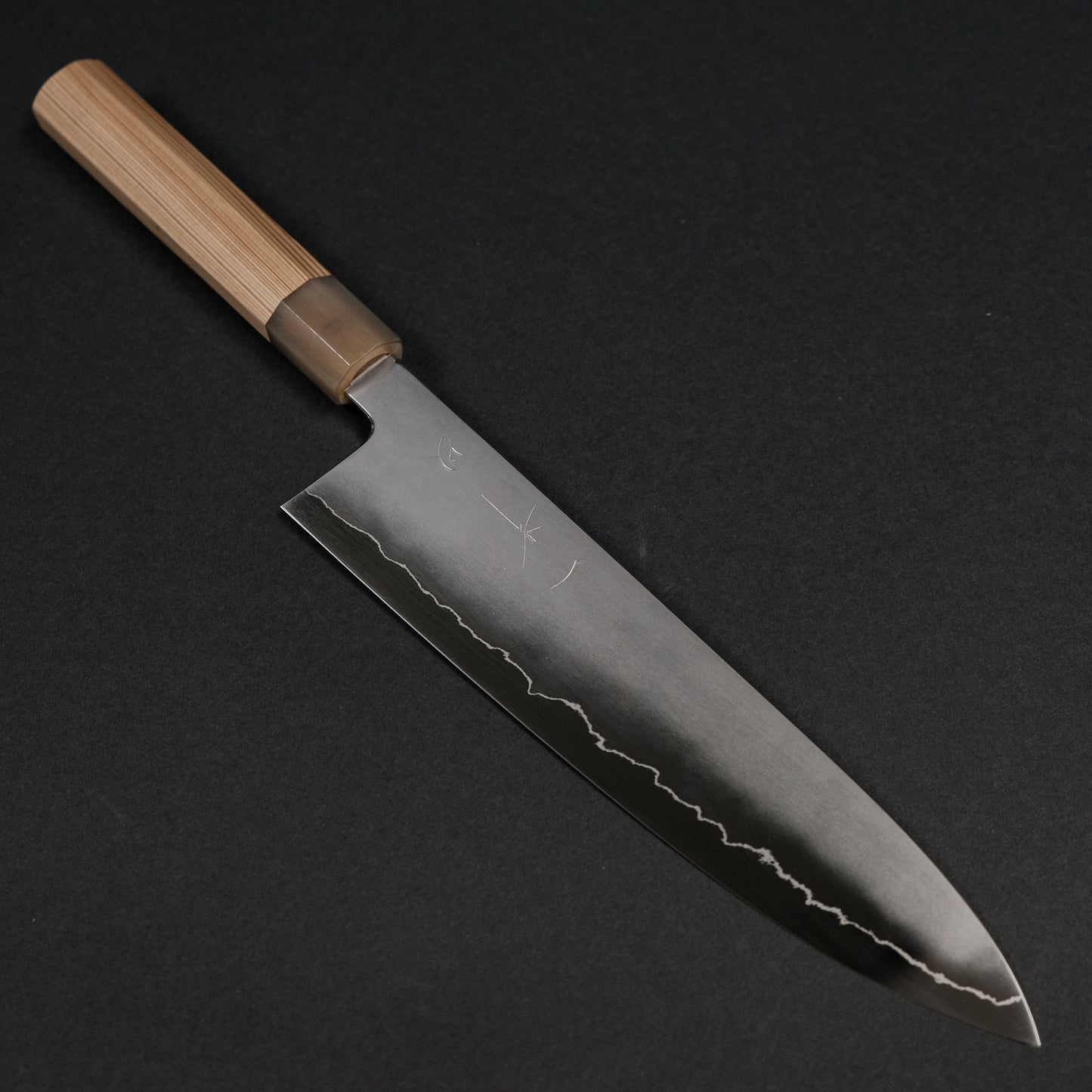 Hitohira Kikuchiyo Izo Silver #3 Gyuto 240mm Yakusugi Cedar Handle