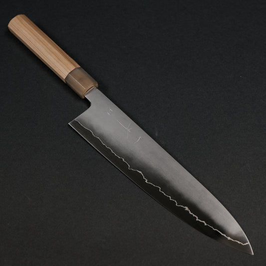 Hitohira Kikuchiyo Izo Silver #3 Gyuto 240mm Yakusugi Cedar Handle