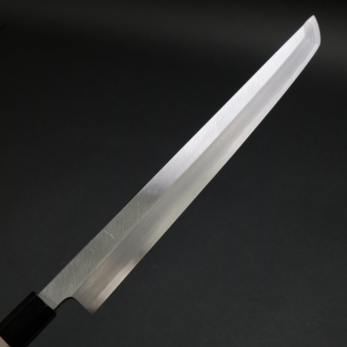 Hitohira Kikuchiyo Manzo Blue #2 Yanagi Sakimaru 300mm Ho Wood Handle (Saya)