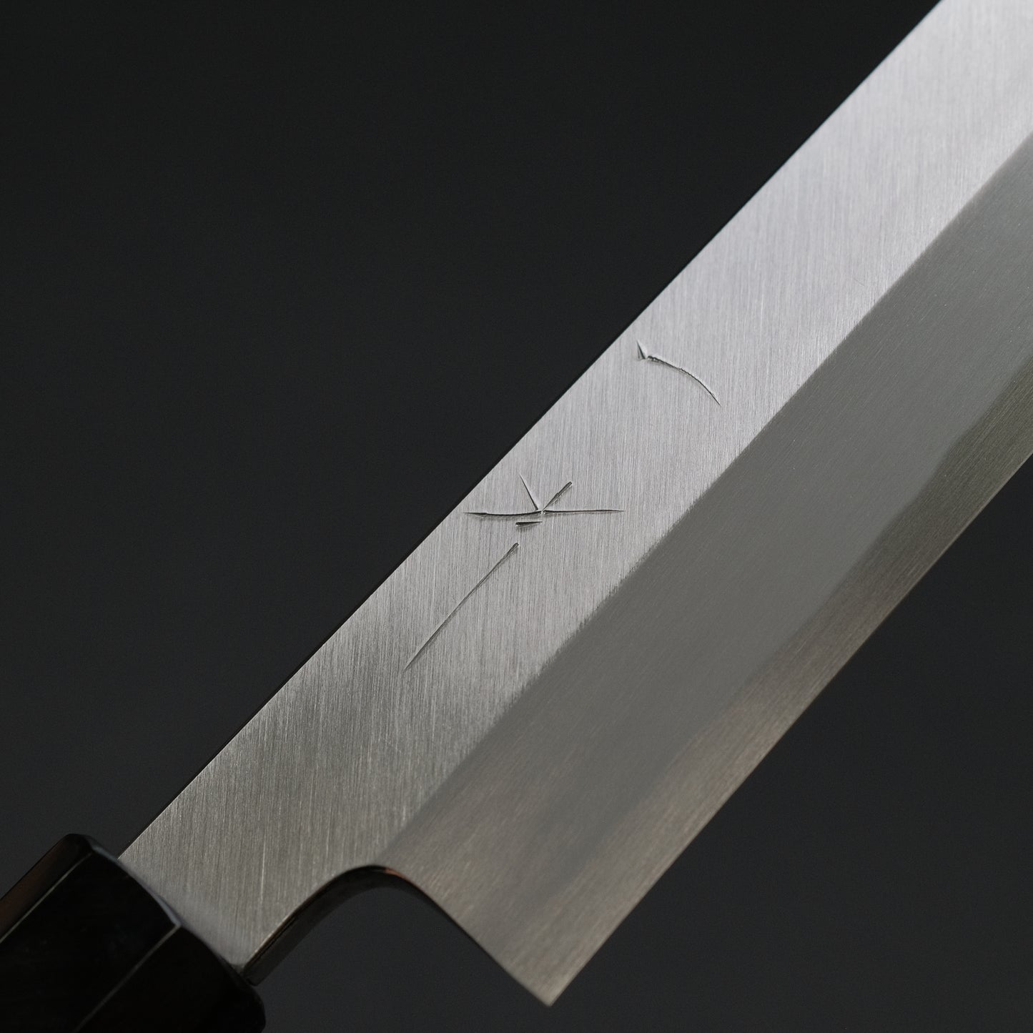 Hitohira Kikuchiyo Manzo Blue #2 Yanagi Sakimaru 300mm Ho Wood Handle (Saya)