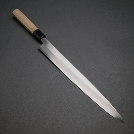Hitohira Kikuchiyo Mosuke Silver #3 Yanagiba 300mm Ho Wood Handle (Saya)