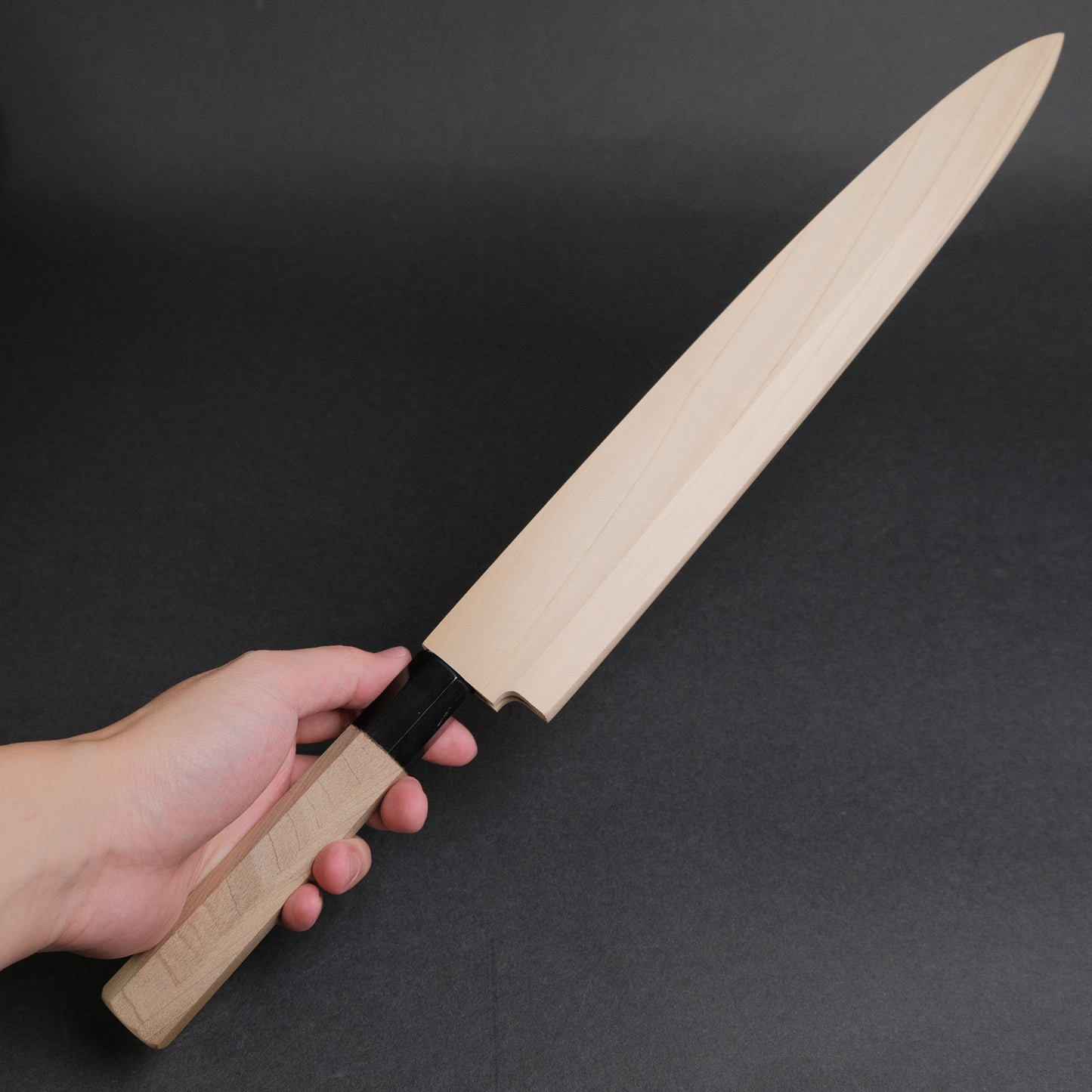 Hitohira Kikuchiyo Mosuke Silver #3 Yanagiba 300mm Ho Wood Handle (Saya)