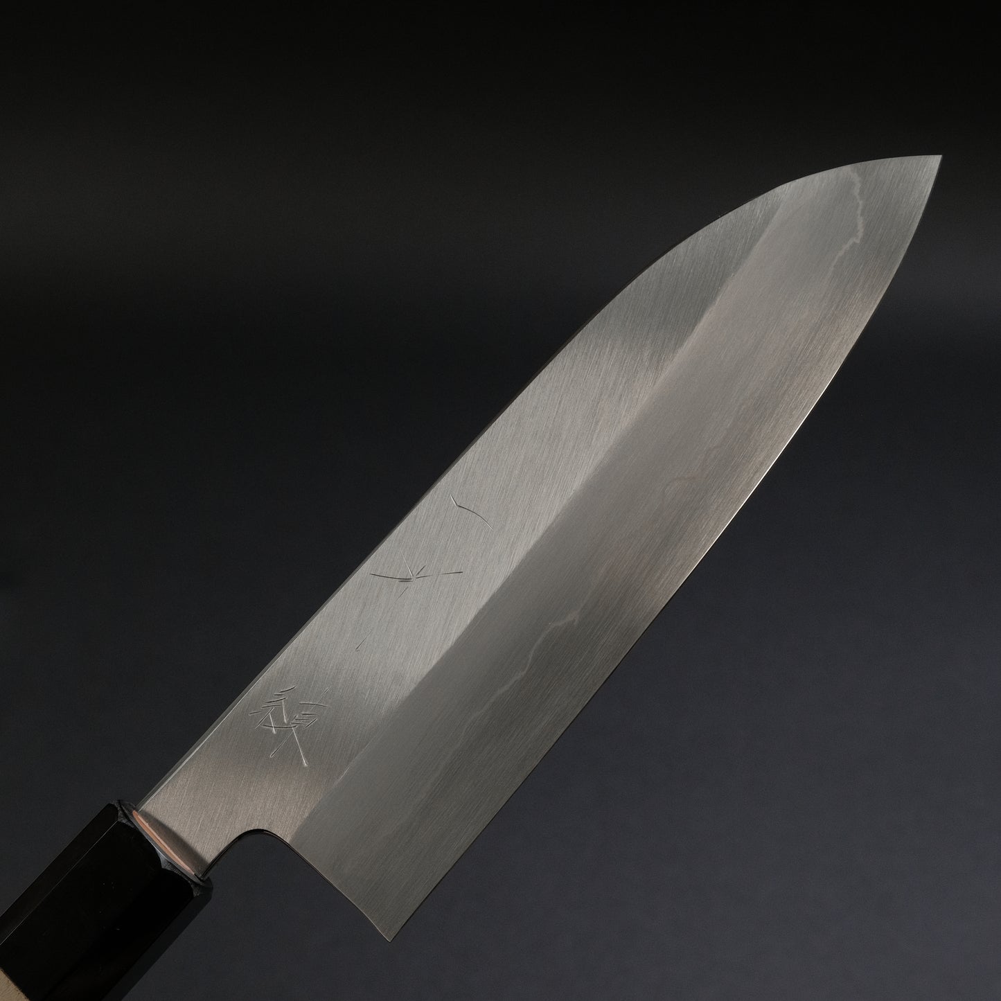 Hitohira Kikuchiyo Ren Silver #3 Santoku 180mm Ho Wood Handle