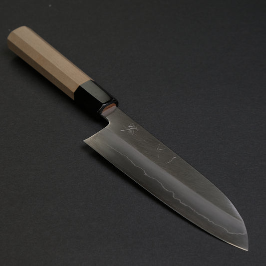 Hitohira Kikuchiyo Ren Silver #3 Santoku 180mm Ho Wood Handle