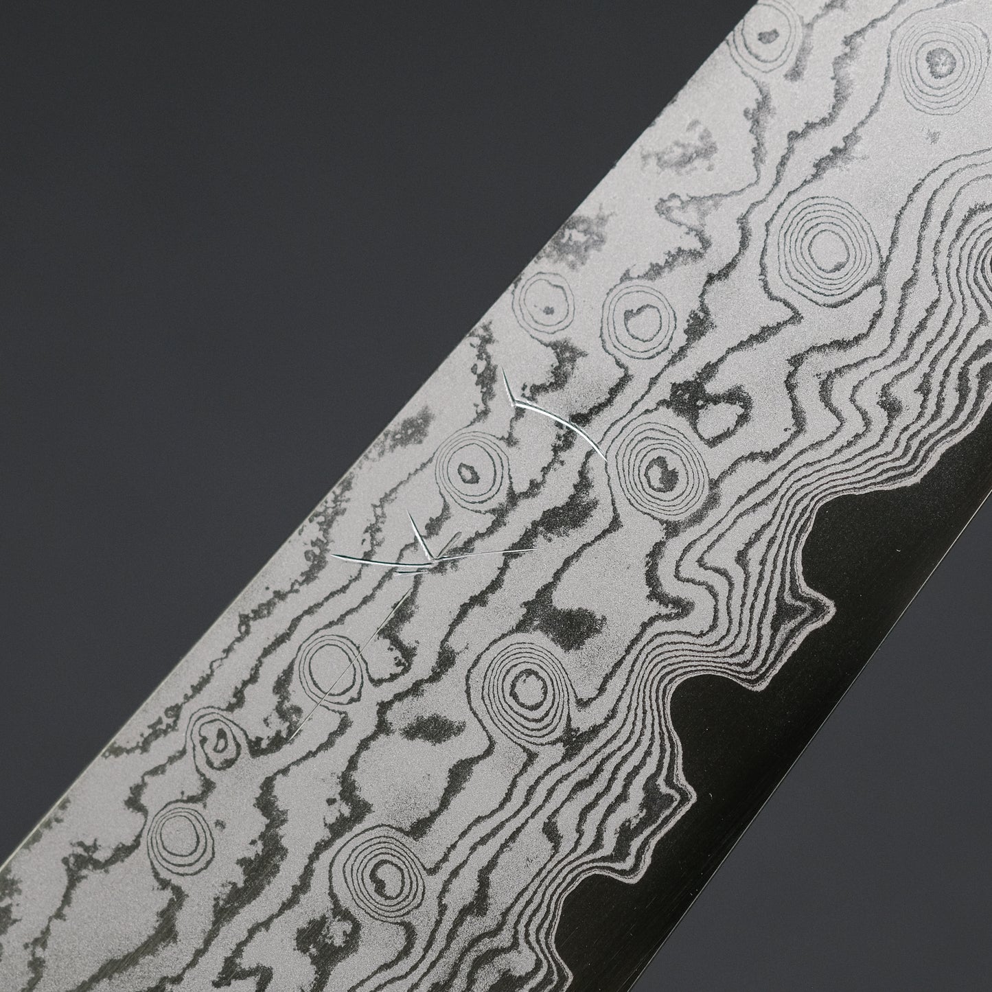 Hitohira Kikuchiyo Yohei VG-10 Damascus Gyuto 210mm Ebony Handle (Limited)